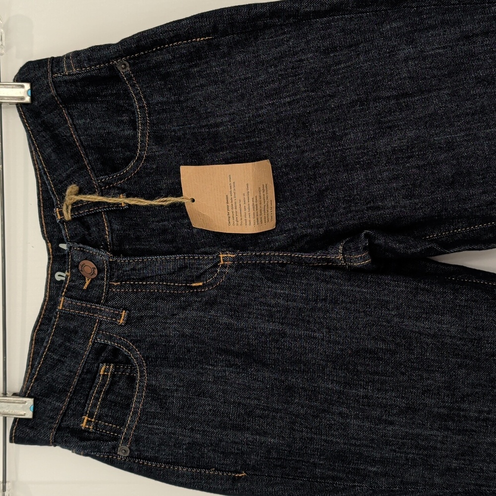 New BODEN Dark Blue Wash Slim Straight Leg Jean 2R / 2 Regular 30.5" Inseam - Picture 2 of 10